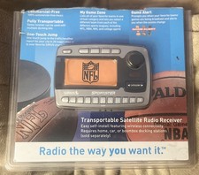 Sirius Sportster Satellite Radio Receiver SP-R1, vintage No Remote, in box