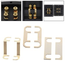 2Pcs Speaker Wire Lugs Copper for Subwoofer Plug Subwoofer Box Terminal Cup
