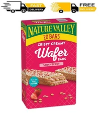 Nature Valley Crispy Creamy Wafer Bars, Strawberry, 20 ct.