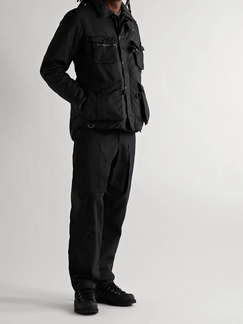 L8 Barbour Gold Standard Mens Black Fishing Grampian Wax Jacket, M, RRP £549 image 2
