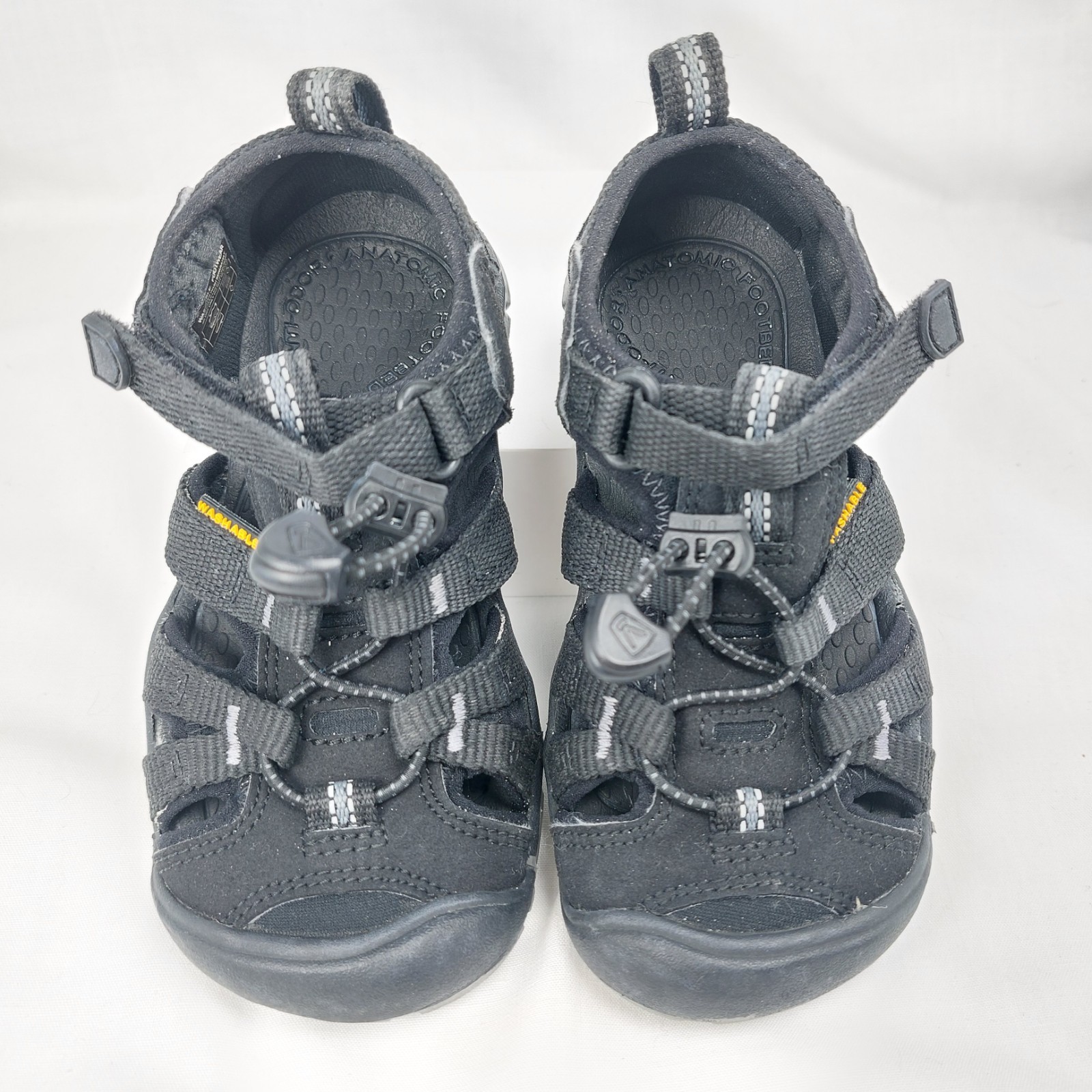 Scarpe da trekking in acqua per bambini KEEN sandali neri taglia 10 unisex