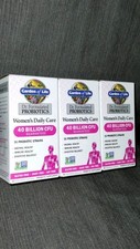  3 Garden of Life Women's Daily Care Probiotics 40 Billion CFU, 30ct Ea -07/26 