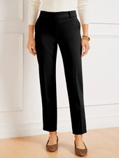 Talbots Women's Ankle Pants size 14 Hampshire Style Dressy Trousers Black