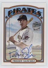 2023 Topps Archives 1972 Fan Favorite Auto Freddy Sanchez #72FF-FS Auto 02bl