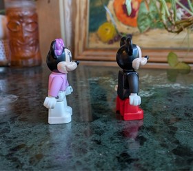 Lego Duplo Figures MINNIE in Pink Jumper & MICKEY MOUSE in Tux DISNEY JUNIOR