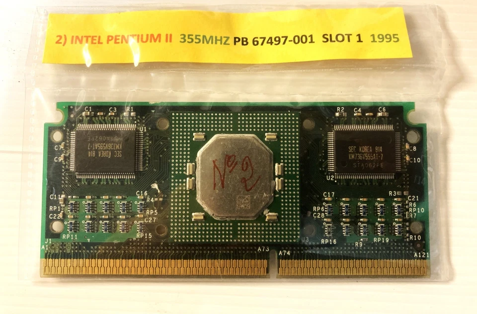 145)-1-2-3-4 PROCESSORI PENTIUM SLOT 1 - Immagine 4 di 4