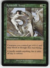 Spidersilk Armor Mercadian Masques 273 C HP MTG