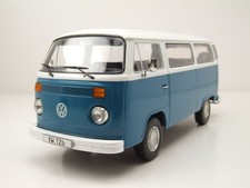 VW T2 B Bus 1972 Bleu Blanc Modèle Réduit 1:18 KK Échelle