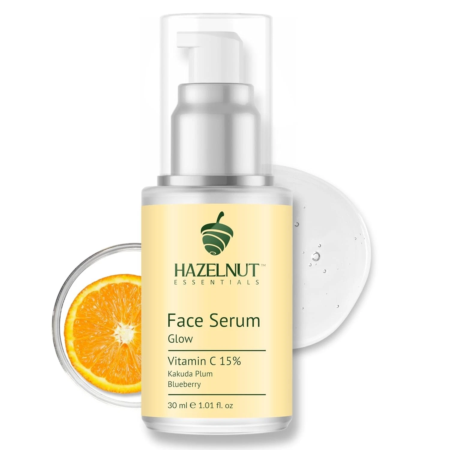 Hazelnut Essentials Vitamin C 15% Face Serum For Glowing Skin 30ml