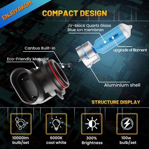 For Chevy Silverado 3500 Classic 2007 Halogen Headlight Bulbs High Low Beam Kit - Picture 3 of 11