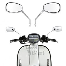 For Royal Alloy Grand Prix GP GT TG 10MM Chrome Motorcycle Rearview Side Mirrors