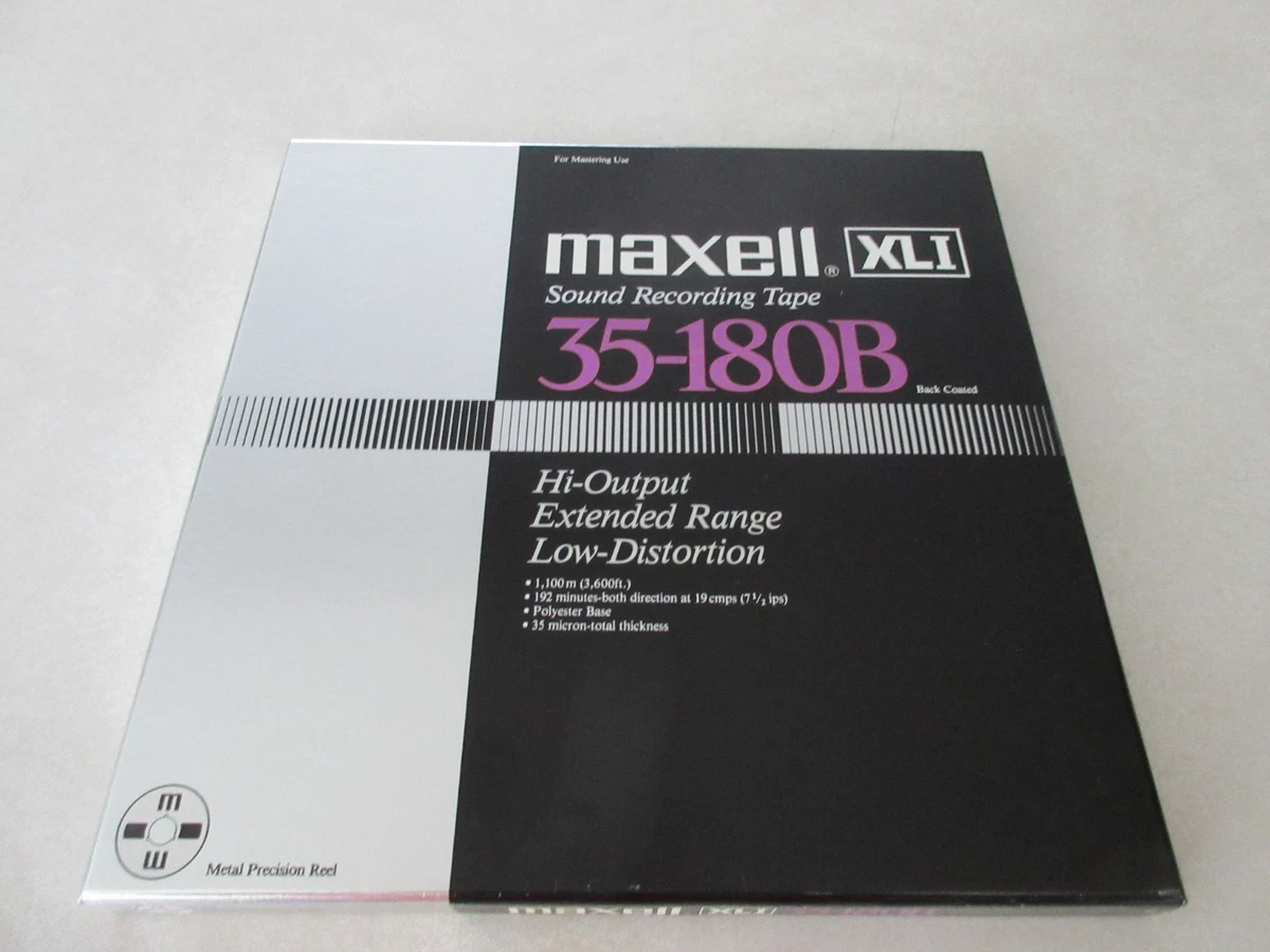 その他 maxell XL 35-180B Maxell UD-XL 35-180B Reel To Reel Blank Tape - New Old Stock