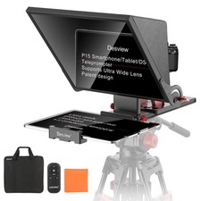 Desview P15 Teleprompter 15 inch Professional Prompter with HD Glass Adjust...