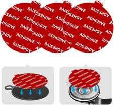 Dashboard Pad Mounting Disk Sticky Adhesive Replacement Kit, 3Pcs 2.76" 70Mm C
