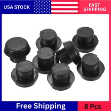 8Pcs Billiard Cue Bottom Cover Plugs – Rubber Protection Pad Pool Cue Accessorie