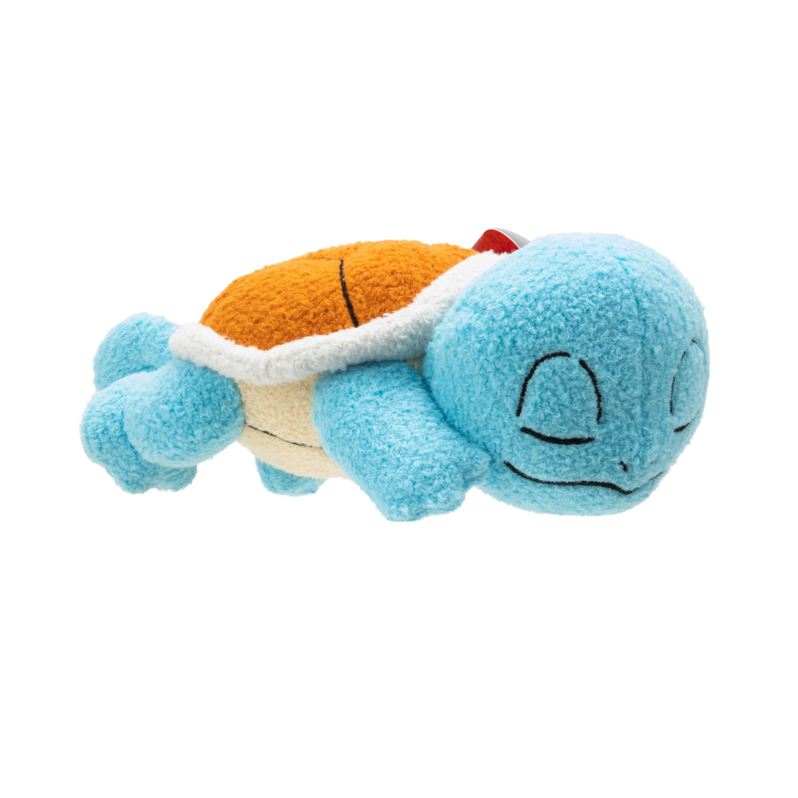 Pokémon Schiggy Schlafender Plüsch - 5 Zoll großes Premium-Plüschtier, Mehrfarbi