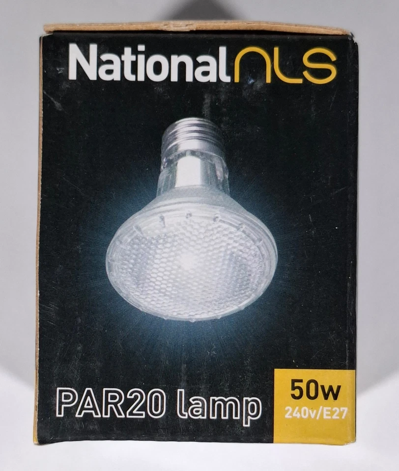 4 x 50W PAR20 Mini Halogen Floodlight Globes Bulbs 240V E27 Warm White Dimmable - Image 3 of 4