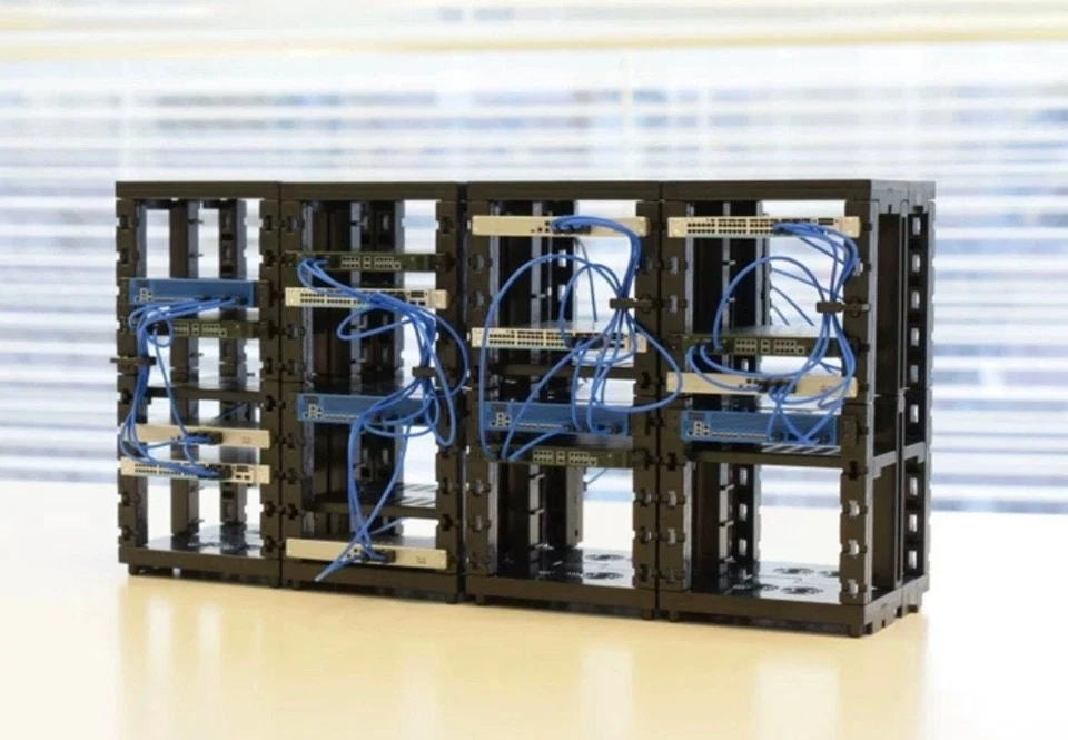 1/12 Dollhouse miniature Network equipment Set Computer equipment - Image 3 of 4