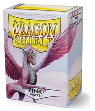 Dragon Shield Medium Deck Protector Matte Pink 100 Arcane Tinman Sleeves