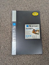 Itoya 11"x17" Art Portfolio Binder 24 pg double sided pockets w/ Black separator