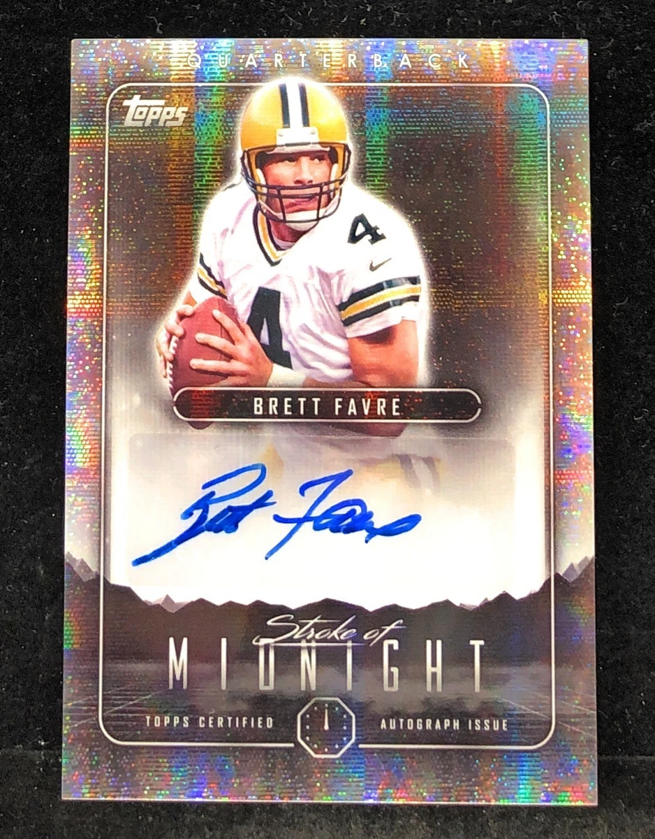 Brett Favre Green Bay Packers Football Autographed Sports Trading