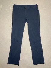 Columbia Womens Omni-shield Pants Size 6 Short Gray/blue