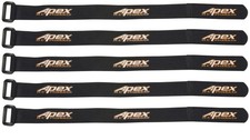 Apex RC Heavy Duty 20mm x 300mm Battery Secure Straps for RC Drones and Cars