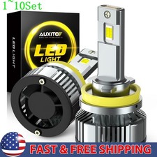 CANBUS Error Free High Beam Low H8 H11 LED Headlight Headlamps 60000LM 1-10Set