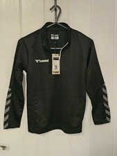 Hummel hmlAUTHENTIC Kids Half Zip Sweatshirt Black Training Top