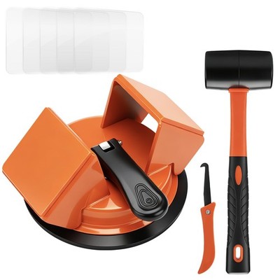 Floor Gap Fixer Tool - 45° Dual-Sided Strike, Floor Suction Cup Tool for Gaps...