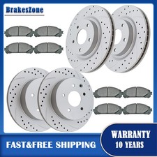 Front Rear Brake Rotors Pads Kit for Nissan Maxima 2009-2014 2016-2019 Brakes