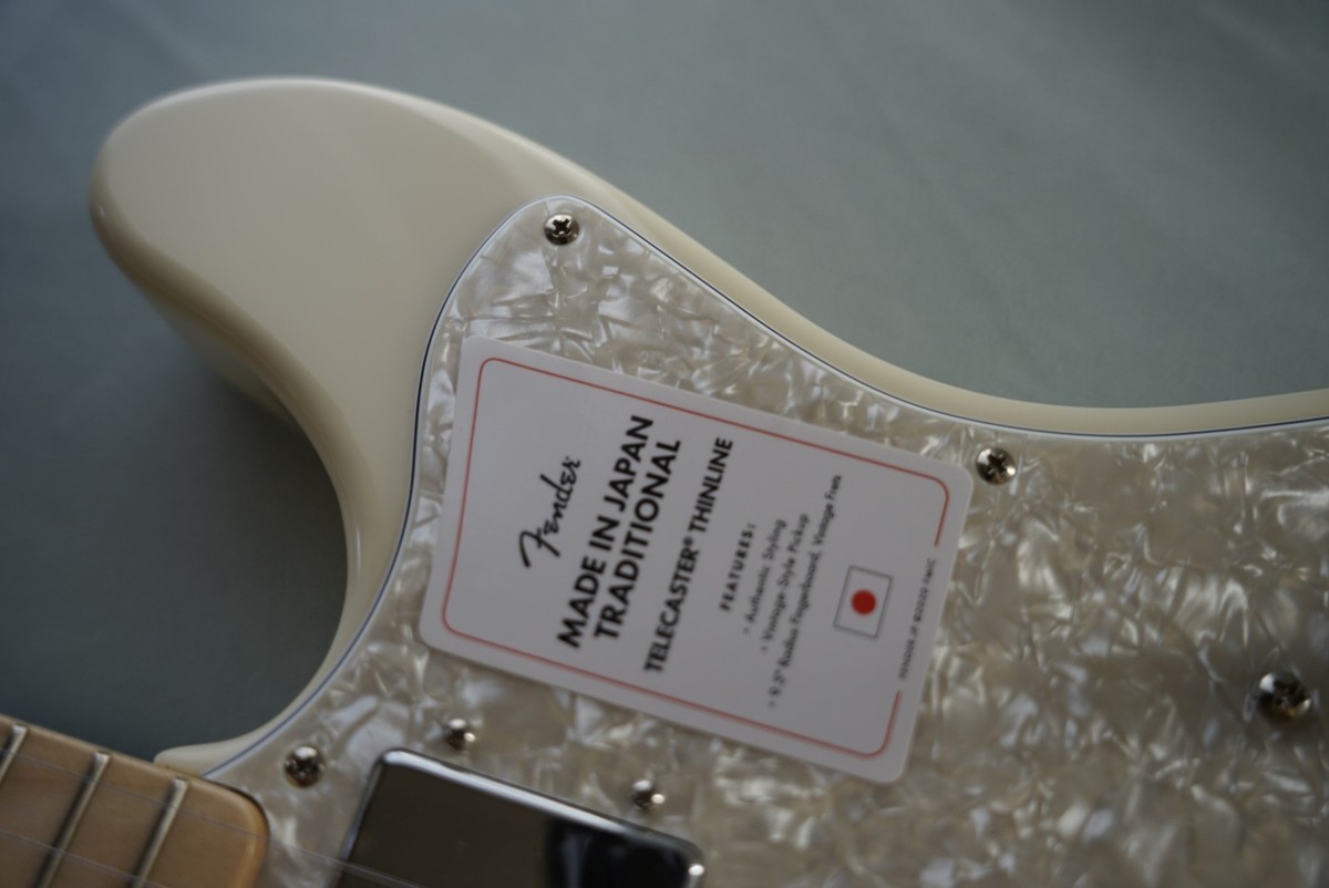 Fender Made in Japan Traditional 70s Telecaster Thinline Olympic