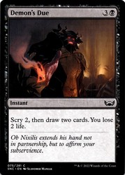 Demon's Due 075/281 Streets of New Capenna Common MTG