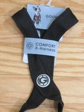 Gooby Comfort Mesh X Harness For Dog Black Large ~~NEW WITH TAG~~