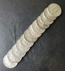 Lot of 12 50c Franklin Silver Half Dollars