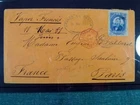 1881, Mexico, Envelope traveled with Steam Frances, to Paris.