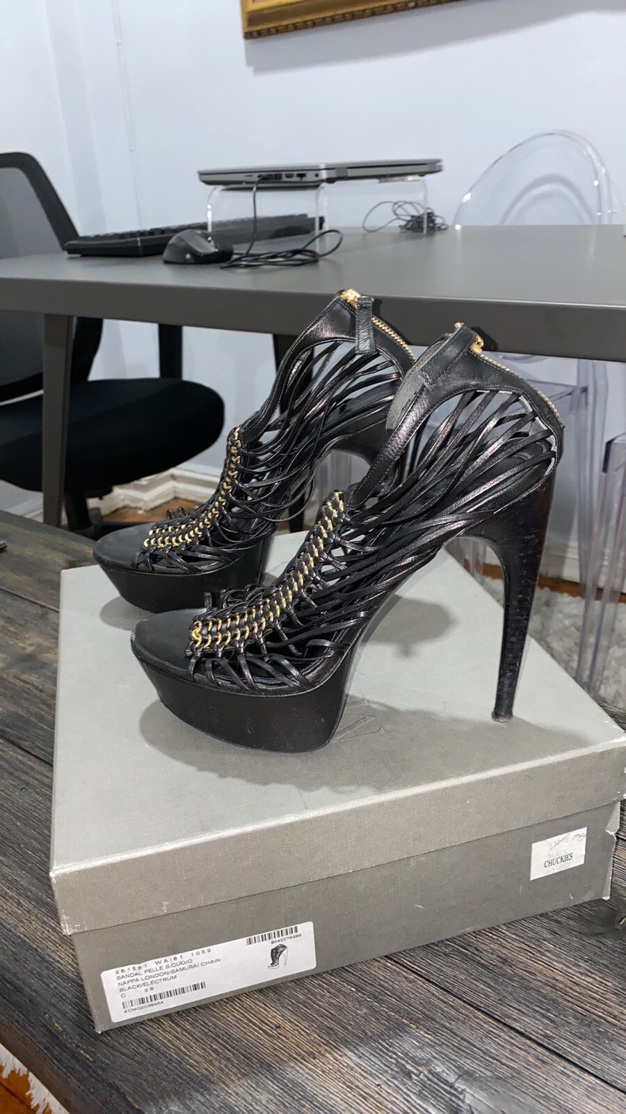 Authentic Alexander McQueen platform sandals - image 1