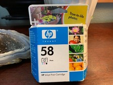 Brand NEW GENUINE HP 58 PHOTO PRINTER INK CARTRIDGE SEALED Expired 2007
