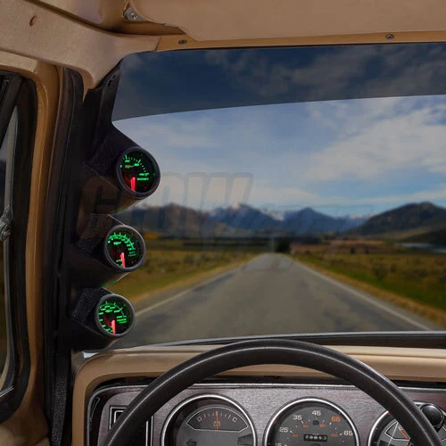 Medidores de temperatura B7 Boost EGT Trans + triple cápsula para 86-93 Dodge Ram 1ª generación Cummins Foto 2 de 4