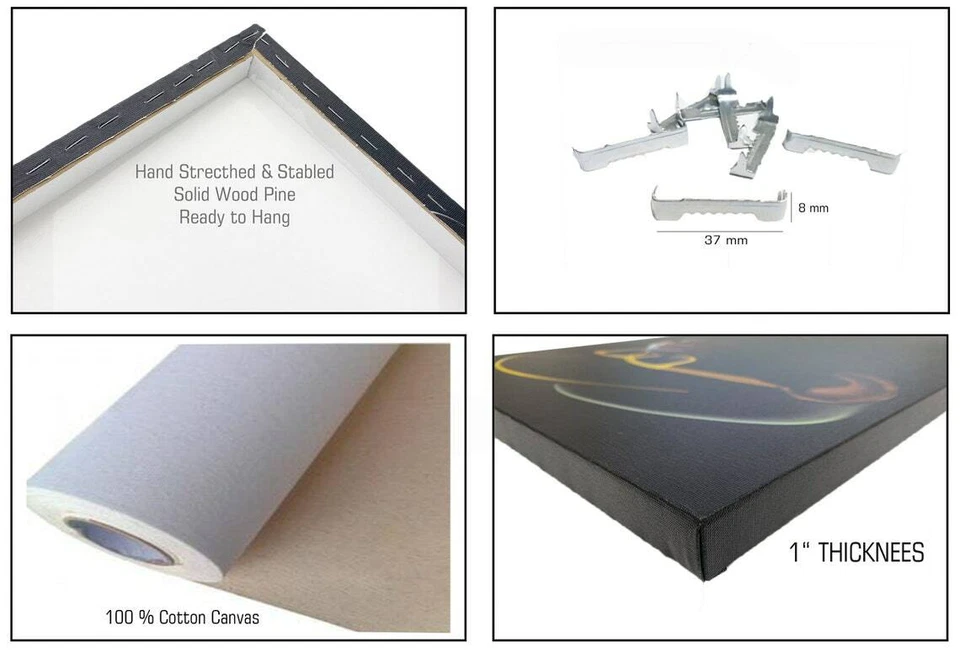 Islamic Wall Art Shahada Canvas, Arabic Calligraphy Muslim Home Decor - Image 3 of 4