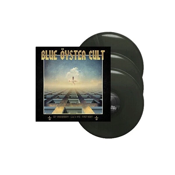 Blue OYSTER CULT rock hard rock vinyl records