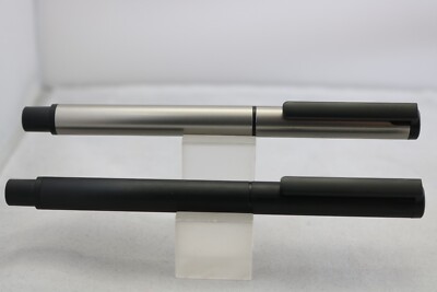 KACO RÖHRE gebürstetes Aluminium feiner Füllfederhalter, 2 Oberflächen, UK Verkäufer