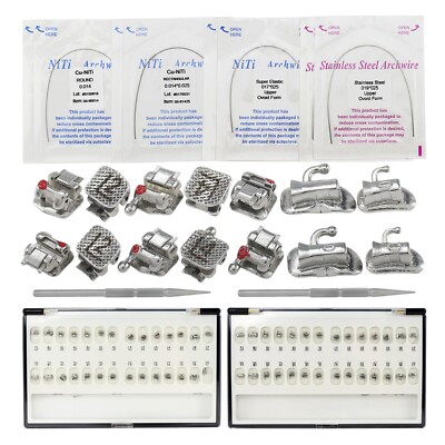 DAMON Q Dental Orthodontic Self Ligating Brackets MBT 022 Copper NiTi Arch Wires