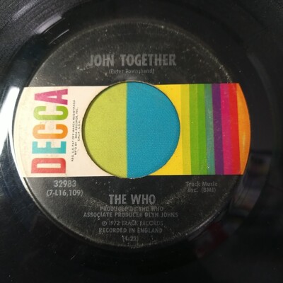 The Who - Join Together - Baby Don t You Do It - 45 RPM - Decca - Vintage Vinyl