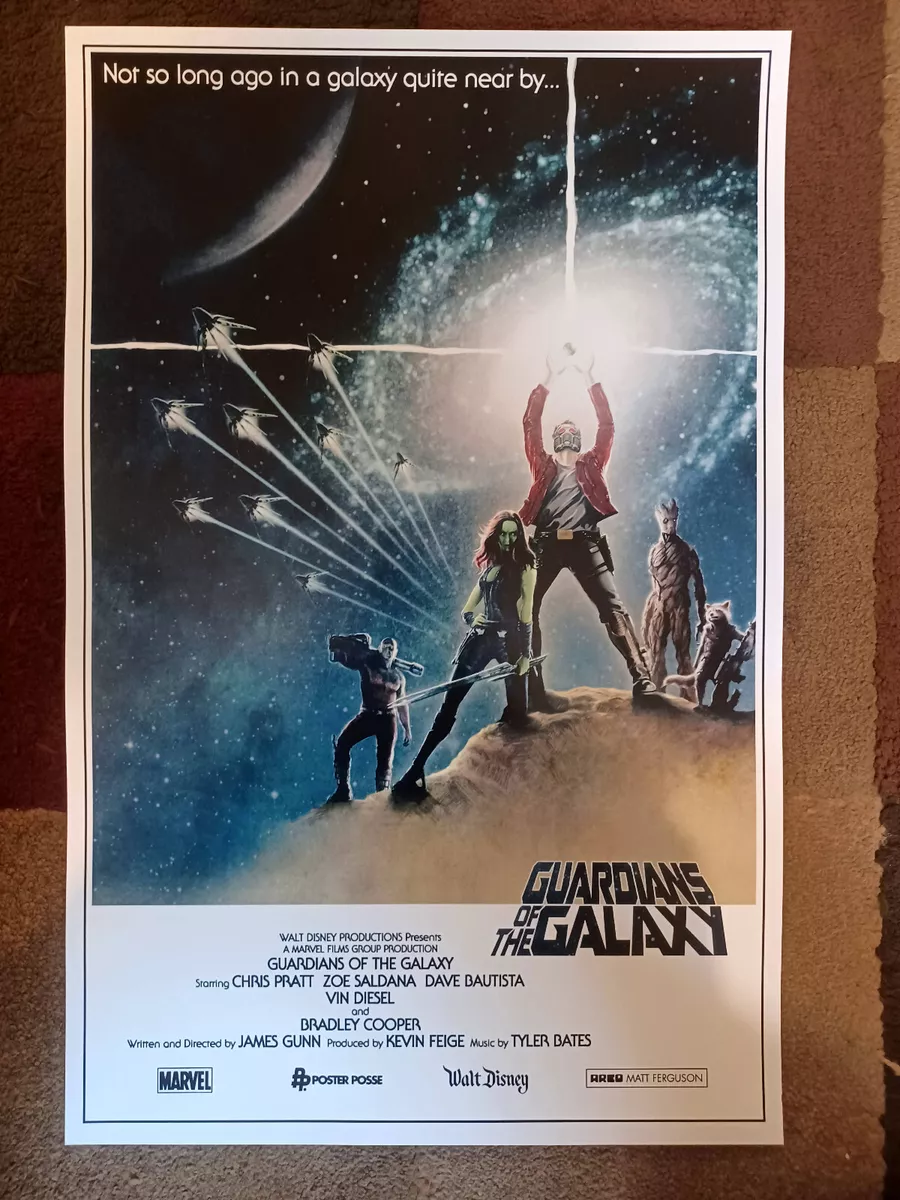 Guardians Of The Galaxy Vol 2 2017 Movie Poster 24x36 Borderless Glossy  17073