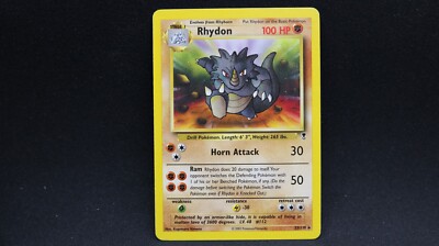 Legendary Collection Rydon 2002 Pokemon Legendary collection Rhydon #35 Lightly Played LP | eBay