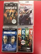 Lot Of 4 PSP UMD VIDEOS  Charlie  s angels, 7 Seconds, Rent, Hollow Man..NEW