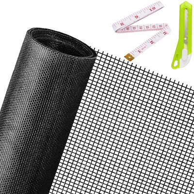 Malla de puerta mosquitera de 48x118 pulgadas para ventana de puerta de patio
