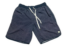 Vuori Banks Mens Shorts Medium Black Gray Unlined Drawstring