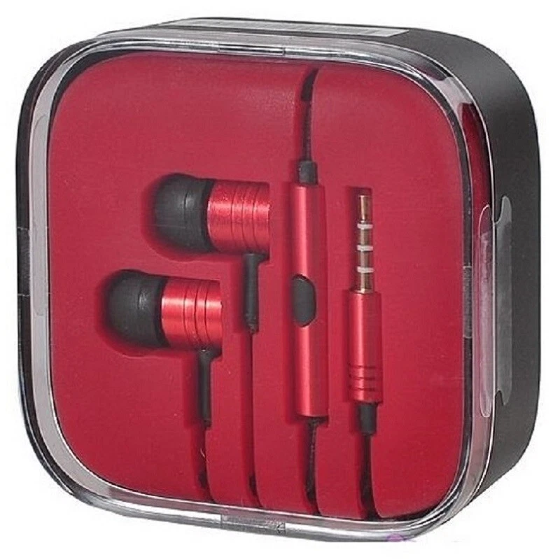 4 Pack 3.5mm Metal Headphone Universal Earphone Noise Cancelling In-Ear Headset - Image 2 of 4